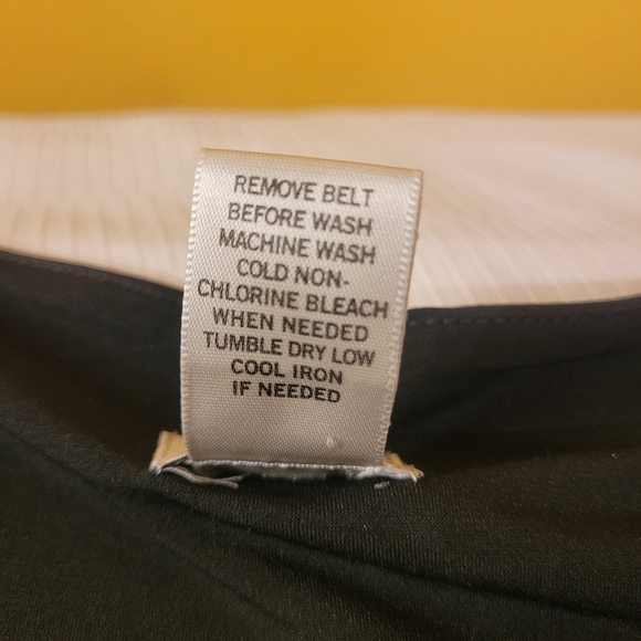 Cache Striped Drape Neckline Stretch Slinky Professional Dress sz S - Picture 7 of 8